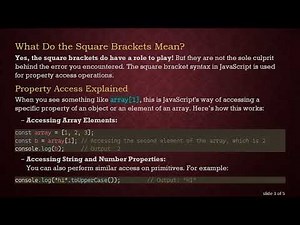 Understanding the Square Bracket Access in Javascript: What it Means for You