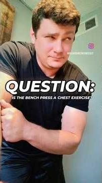 Bench Press: Chest Exercise or Compound Movement? -Talks w/ GuardArc No. 8 #benchpress #gym #fitness