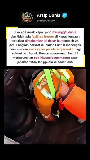 Alasan J*nazah Dilarung Ke Laut! Prosedur Darurat Kapal Tanpa Freezer 🚢🌊