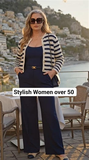 Stylish Outfits for Women over 50 60 #styleafter50 #fashionover60 #maturewomenfashion #elegantstyle