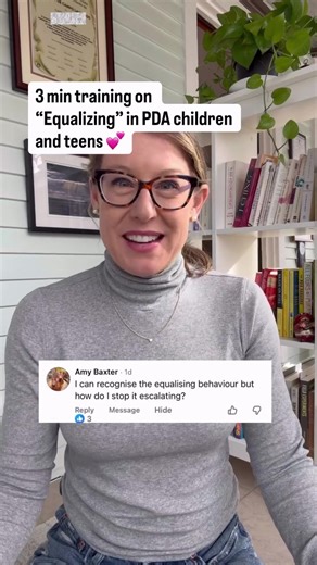 3 minute training on Equalizing in PDA children and teens 💕 Xo, Casey | pda