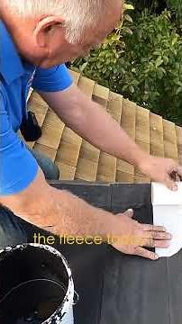 EPDM Rubber Flat Roof Leak repair