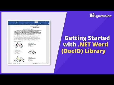 Getting Started With .NET Word (DOCIO) Library
