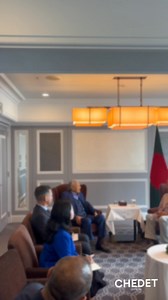 Tun Dr Mahathir bin Mohamad and Prof Dr Muhammad Yunus, Chief Advisor of the Interim Government of the People's Republic of Bangladesh, held a courtesy meeting at the Imperial Hotel, Tokyo, Japan. Dr Mahathir and Dr Muhammad Yunus are both attending the Nikkei Forum 30th Future of Asia in Tokyo. At the meeting Dr Muhammad Yunus shared that he is currently focused in rebuilding Bangladesh and sought advice from Dr Mahathir on matters of governance, youth development and the creation of job opport