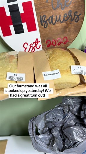 We love doing this farm stand! We’ve been very blessed to have everyone come out to support! #sweets #homebaker #fyp #farmstand