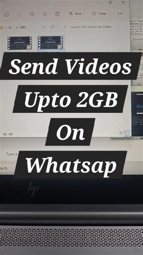 How to Send Videos Upto 2GB on WhatsApp (2026) 📲 | Emerlogy Tips