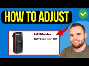How to Adjust Liftmaster 8500 Garage Door Opener (2025)