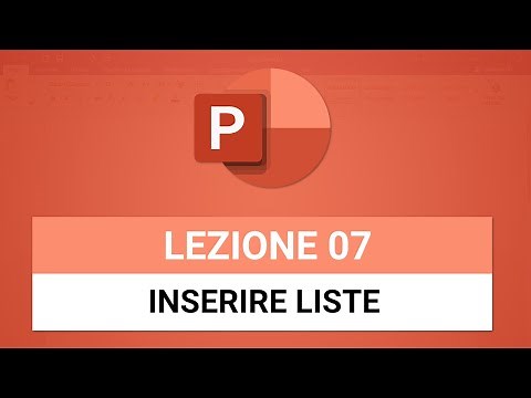 Inserire Liste Puntate e Numerate - POWERPOINT TUTORIAL ITALIANO 07