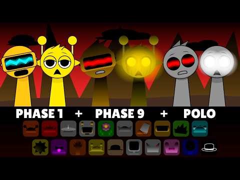 Sprunki Phase 1 + Polo + Phase 9 Style (Alive And Malediction Version)