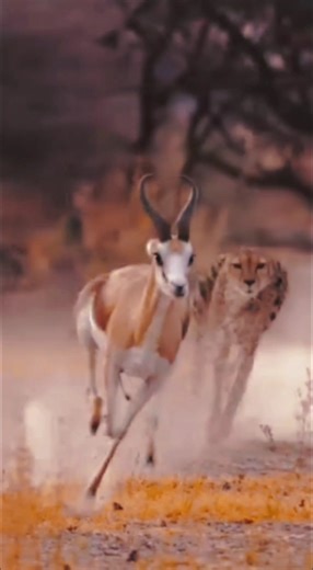 cheetah hunting impala #animals #wildlife