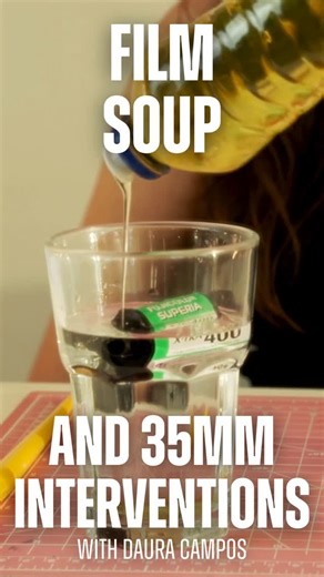 Santa Fe Workshops on Instagram: "LAST CHANCE! — In this new online workshop, Brazilian visual artist and photographer Daura Campos leads you through Film Soup and other analog interventions on film negatives—a playful, expressive, and often unpredictable approach to working with 35mm film. Over five sessions, you explore the chemistry and materials behind each approach, learn safe handling practices, and receive guidance through live demos, lectures, group discussions, and project-based assignm