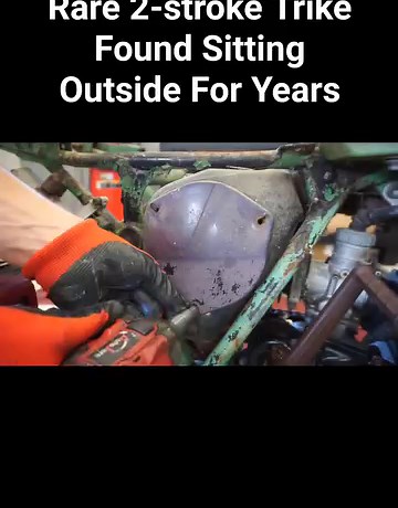 Rare 2-stroke Trike Found Sitting Outside For Years. Will It Run Again? | 2vintage