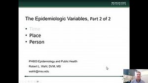 Module 5 - Epidemiologic Variables, Part 2 of 2 - PowerPoint