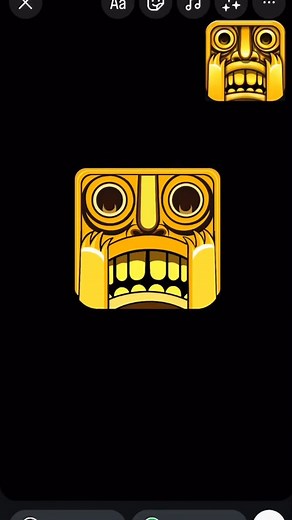 @emoji on Instagram: "Making the Temple Run logo 🗿😱 #templerun #emoji #emojis #emojiart #emojichallenge #emojiparty #smiley #challenge #chrisburke"