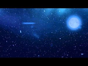 [無料の動画素材]雪降る夜空・満月・Snow・Moon[Free Footage/HD]