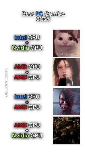 AMD CPU +NVIDIA GPU 😎🎮🤣🤣🥶❄️✅ #gaming #cs2overpass #battlefieldgameplay #rdr2 #memes #funny #thesim