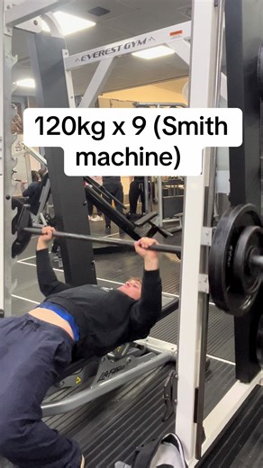 Smith Machine Training Session: 120kg Performance