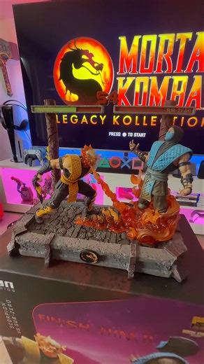De meest iconische Mortal Kombat statue die we ooit hebben unboxed. Thanks @IronStudiosCollectibles