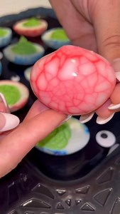 Need a spooky delicious treat for your Halloween party? Try these rotten deviled eggs 👹🥚 #hallowen #easyrecipes #deviledeggs #spooky #food #party | Cici.Soriano