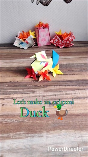 #origami #diy #duck #easy