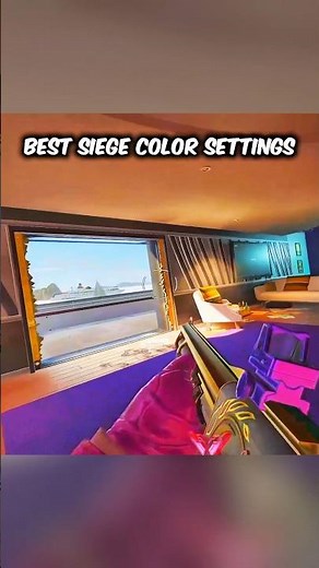 Best siege color settings. #siege #r6 #settings #fyp