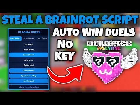 Steal A Brainrot Script *OP* ( Auto Steal - Auto Win Duels - Invisible Steal - Auto Grab ) PASTEBIN