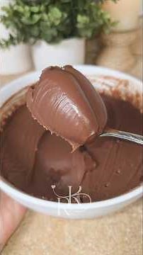 2-Ingredient Chocolate Ganache 🍫✨️