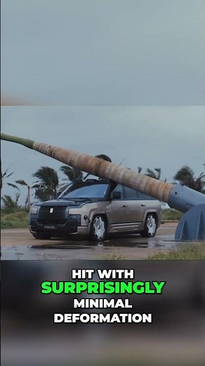 BYD U8L Roof Test See What Happened in This Impact!