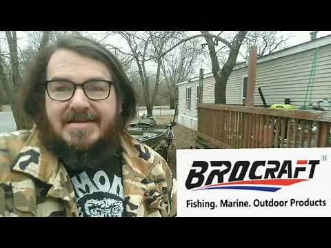Productive way to install Brocraft rod holders on Jon Boat