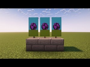 How To Make Dragon Egg Banner In Minecraft