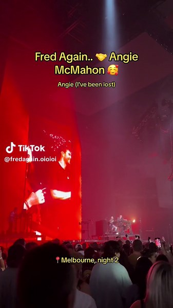 🥰 #fredagain #angiemcmahon #melbourne #angie