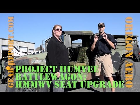 Project Humvee Battlewagon - Military Surplus HMMWV - Seat Upgrade Overview - Gear-Report.com