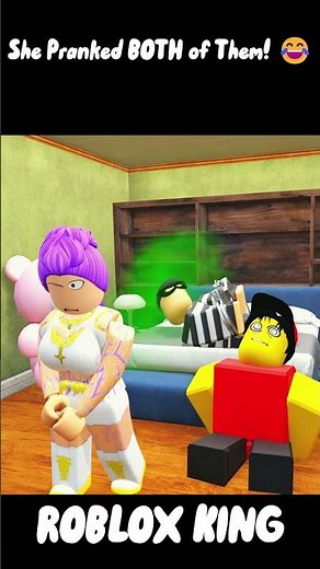 She Pranked BOTH of Them! 😂 Roblox Fart Animation