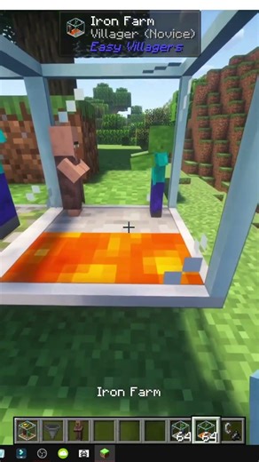 HOW TO USE THE EASY VILLAGERS IRON FARM IN MINECRAFT