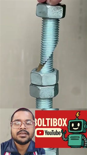 A pro tip to joining threaded rods with nut 🔩#diy #youtubeshorts