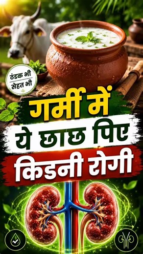 🥛🌿 ये छाछ पिए किडनी रोगी गर्मी में☀️✨| Kidney Treatment | Karma Ayurveda | #shorts #kidney #health
