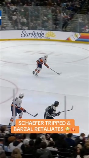 Barzal was NOT gonna let Marchment get away with that #NHL #Hockey #MatthewScahefer #MatBarzal #NewYorkIslanders
