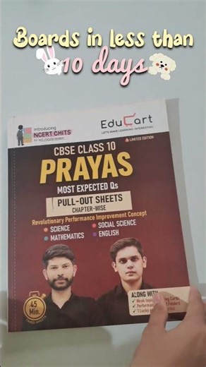 Boards in a week😭📚 Productive study routine Class 10 #exam #study