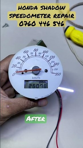 honda shadow speedometer repair