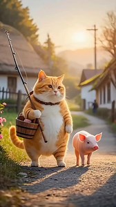 241K views · 7.1K reactions | Smallest Village Fun! FAT Cat, Hen, and...
