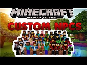 How To Create Custom NPCs In Minecraft!!