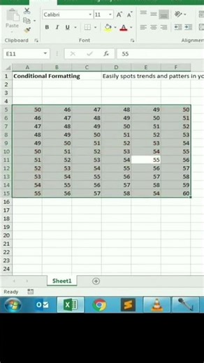Conditional Formatting Top bottom rule #excel #exceltips #exceltricks