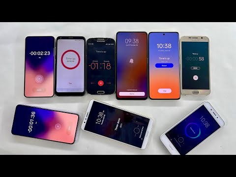 Timer Samsung A55, Galaxy S22, Galaxy S4, Galaxy S6, Honor X8, Honor 6A, LG Q6 Plus, Realme 12 Pro