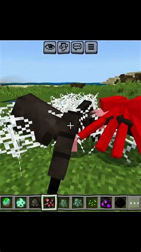 minecraft small vs giant mobs ☠️ #viralshorts #foryou #shortsfeed #minecraft