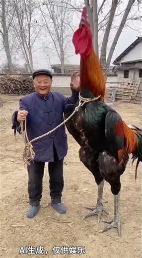 Huge Chicken in Action 🐔🔥 | Amazing Giant Chicken Video!