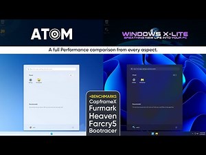 The BEST custom windows build? Windows X-Lite vs AtomOS 11 ( + BENCHMARKS )