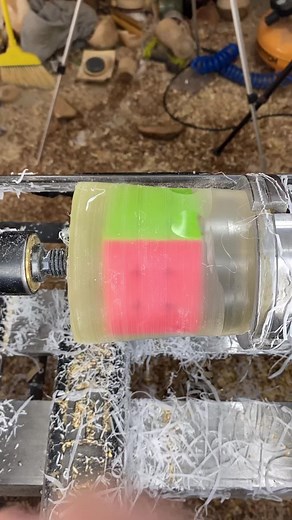 Resin webs from a Rubik’s cube #resin #resinart #woodworking #woodturning #woodandresin #satisfying #instawood #woodporn #woodworker #woodworkersofinstagram #lathe #lathework #epoxy #epoxyresin #woodprojects | Cook Woodworks - Woodturning