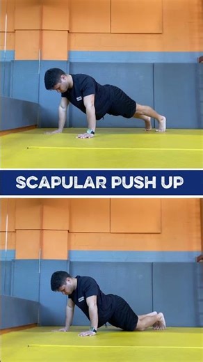 Scapular push up