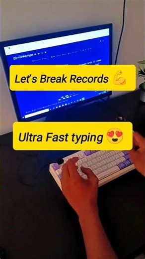 Let’s Break Records 💪 | Fast Typing Challenge for All Keyboard Lovers 🚀