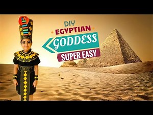 DIY Cleopatra Costume,Halloween|Easy way 2 make egypt traditional dress |Egyptian Goddess(MEGA EASY)